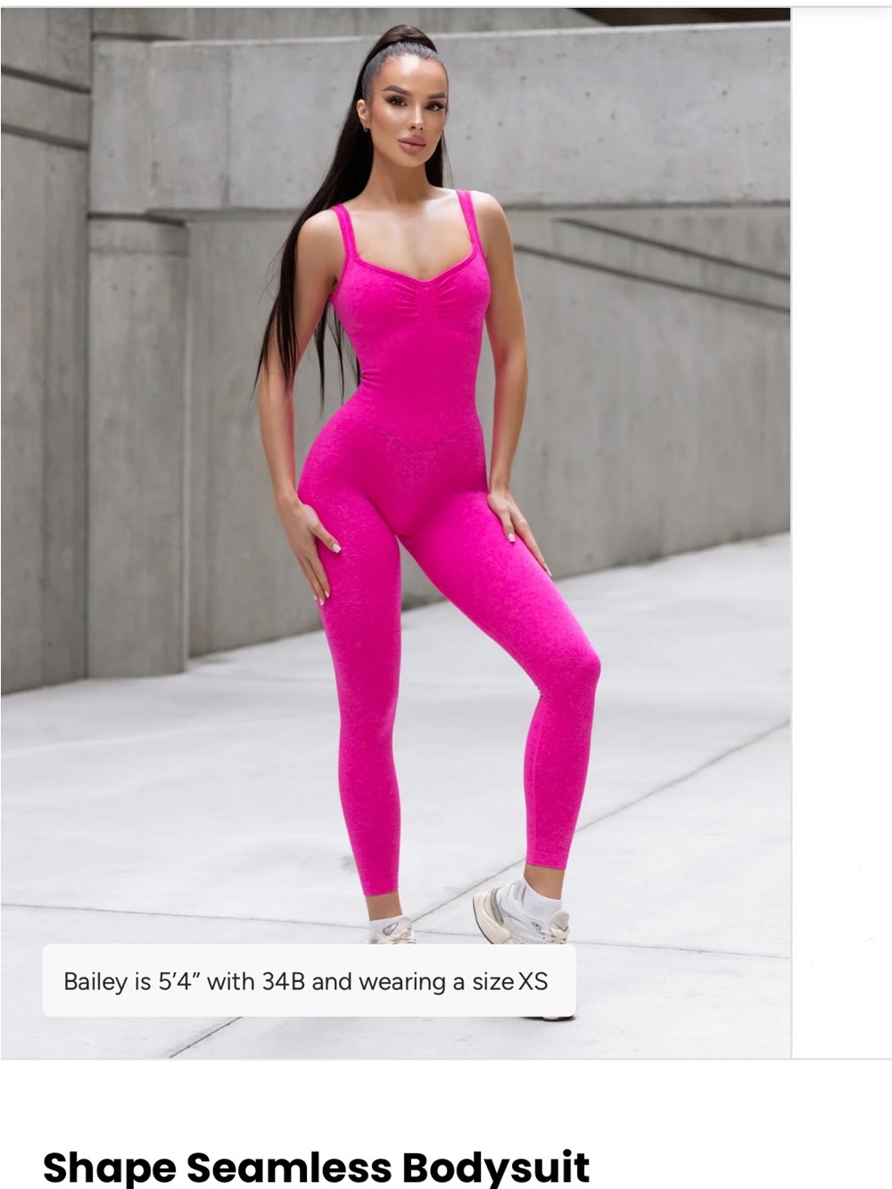 BuffBunny Seamless Hot Pink Jumpsuit